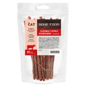 Лакомства Home Food For CAT, соломка из говяжьего мяса и моркови, 0.04 кг