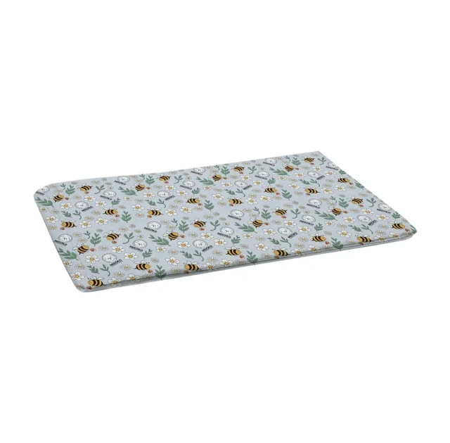 Пеленка Misoko&Co для собак, многоразовая, с пчёлами, голубая, 70×80 см, 1 шт