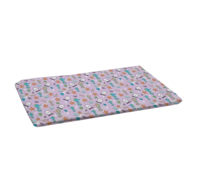 Пеленка Misoko&Co для собак, многоразовая, с морскими коньками, розовый, 70×80 см, 1 шт