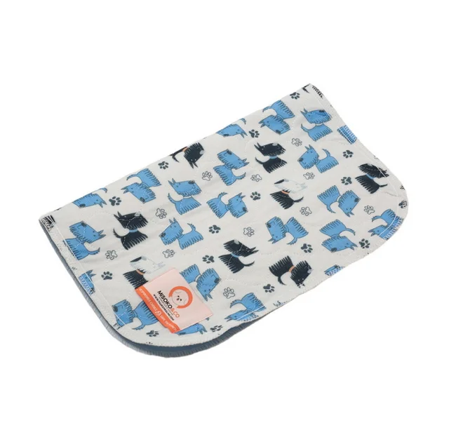 Пеленка Misoko&Co для собак, многоразовая, голубые щенки, 70×80 см