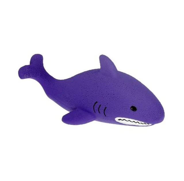 Игрушка Misoko&Co для собак, акула, латекс, синий, 19 см