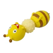 Игрушка Misoko&Co для собак, пчела, латекс, коричневый/желтый, 10.8 см