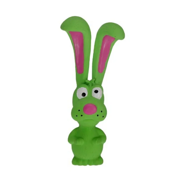 Игрушка Misoko&Co для собак, длинноухая собака, латекс, зеленый, 17 см