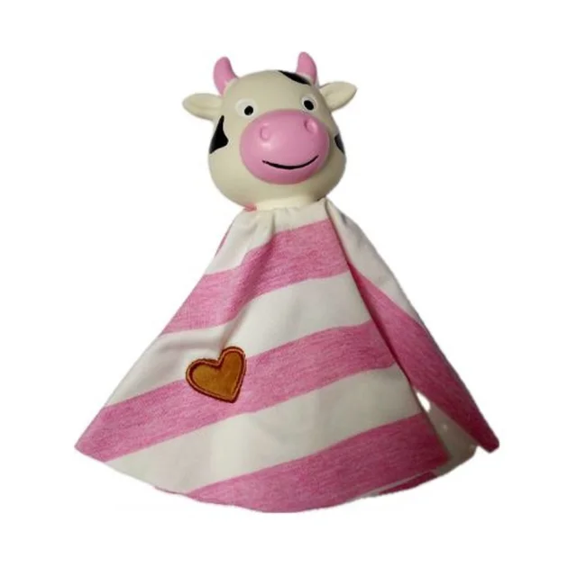 Игрушка Misoko&Co для собак, корова, латекс, цветная, 18.5 см