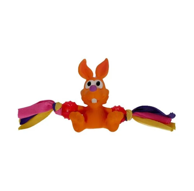 Игрушка Misoko&Co для собак, кролик, латекс, цветная, 5.5 см