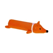 Игрушка Misoko&Co для собак, лиса, латекс, оранжевая, 24 см