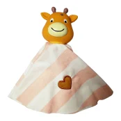 Игрушка Misoko&Co для собак, олень, латекс, коричневый/розовый, 18.5 см