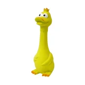 Игрушка Misoko&Co для собак, сидячая утка, латекс, зеленый, 19.5 см