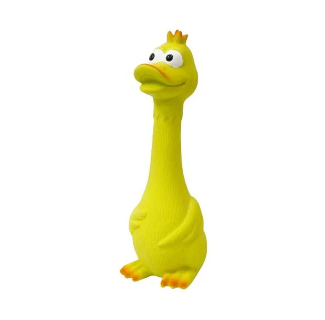 Игрушка Misoko&Co для собак, сидячая утка, латекс, зеленый, 19.5 см