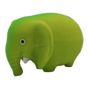 Игрушка Misoko&Co для собак, слон, латекс, зеленый, 8.7 см