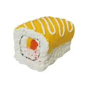 Игрушка Misoko&Co для собак, суши, латекс, желтая, 4.4 см