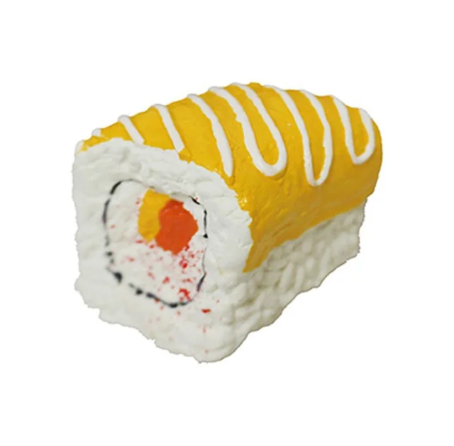 Игрушка Misoko&Co для собак, суши, латекс, желтая, 4.4 см
