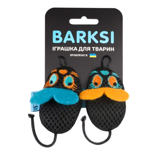 Игрушка Barksi для кошек, дентальная, с колокольчиком, мышки, 2 шт.