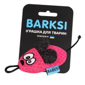 Іграшка Barksi для котів, з дзвіночком, мишка, рожева