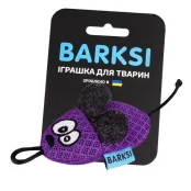 Іграшка Barksi для котів, з дзвіночком, мишка, фіолетова