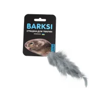 Іграшка Barksi для котів, з дзвіночком і пір’ям, полівка