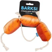 Іграшка Barksi для собак, з канатом, сосиски
