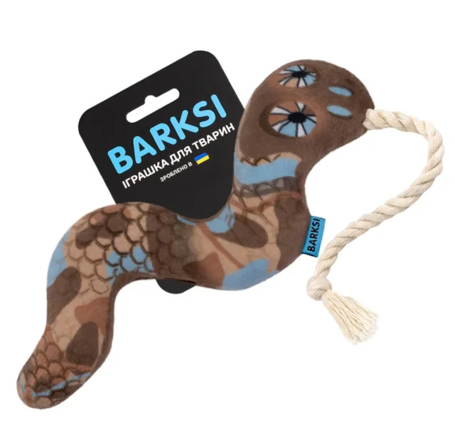 Іграшка Barksi для собак, змія