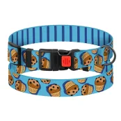 Ошейник Barksi Urban FRUITS для собак, кексы, 25–33 см, 1,6 см