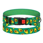 Ошейник Barksi Urban FRUITS для собак, авокадо, 30–40 см, 2 см