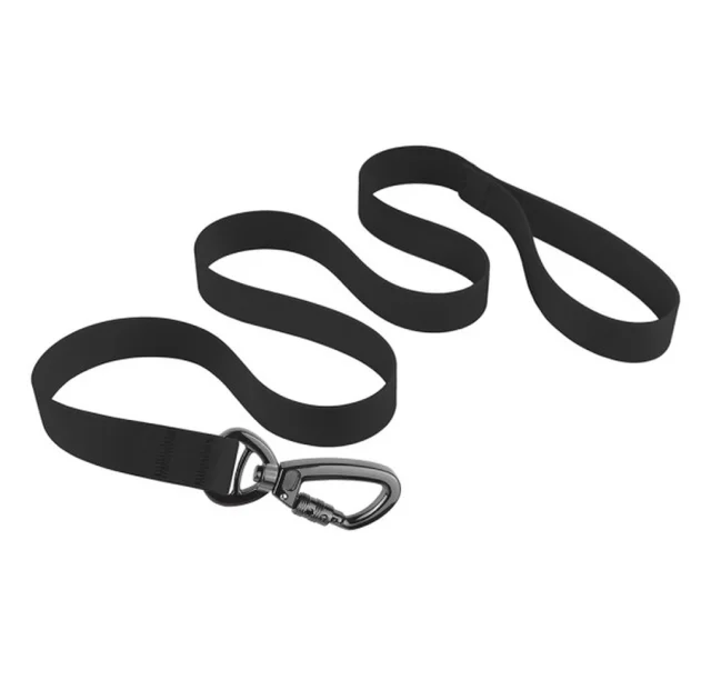 Повідець Barksi SURF для собак, із замком, чорний, 300 см, 1.6 см
