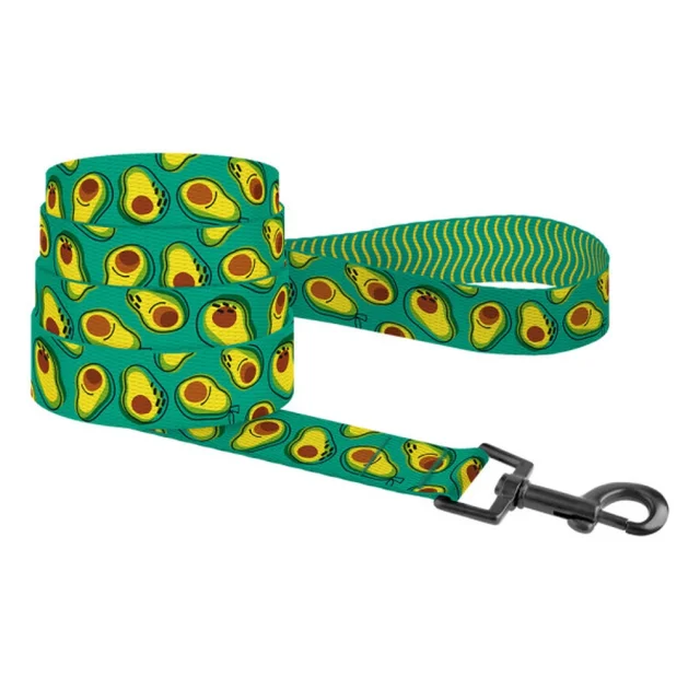Повідець Barksi Urban FRUITS для собак, авокадо, 152 см, 2 см