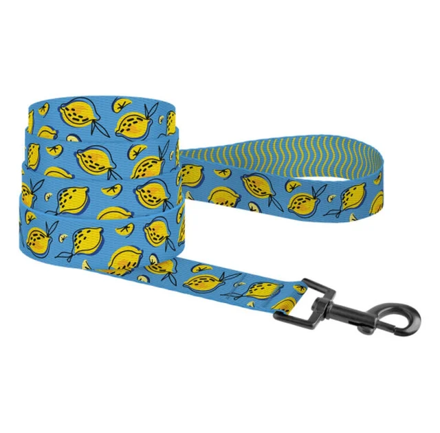 Поводок Barksi Urban FRUITS для собак, лимоны, 152 см, 2 см