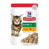 Влажный корм Hill's Wet Science Plan Kitten для котят, курица, 85 г