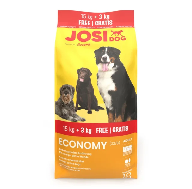 Сухий корм Josera JosiDog Economy для дорослих собак, 15 + 3 кг