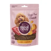 Лакомства Delickcious для собак, говядина с тыквой, 8 г