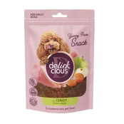 Лакомства Delickcious для собак, индейка с морковью и яблоком, 8 г