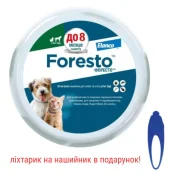 Ошейник Elanco (Bayer) Foresto против блох и клещей для кошек и собак, 38 см
