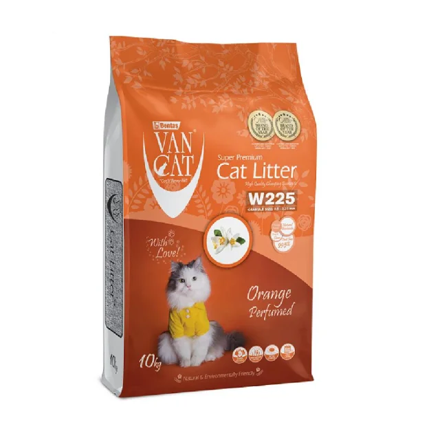 Бентонітовий наповнювач VanCat Orange для туалету, 10 кг