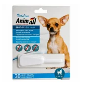 Капли AnimAll VetLine Spot-On от блох и клещей для собак весом 1.5-4 кг
