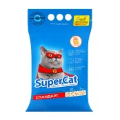 Наповнювач для туалету Super Cat Стандарт 3 кг, синій
