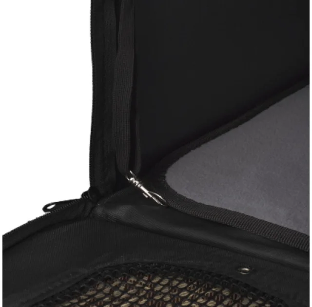 Сумка-переноска AnimAll жесткая для кошек и собак мелких пород, шоколад, 45×25×29 см