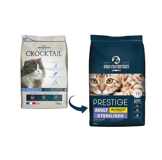 Сухой корм Pro-Nutrition Flatazor Prestige Cat Adult Sterilized Chicken для стерилизованных кошек, с курицей, 10 кг