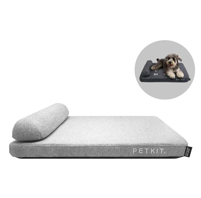 Лежанка Petkit Deep Sleep Pet Mattress Grey для собак, размер L, 90×70×16 см, серая