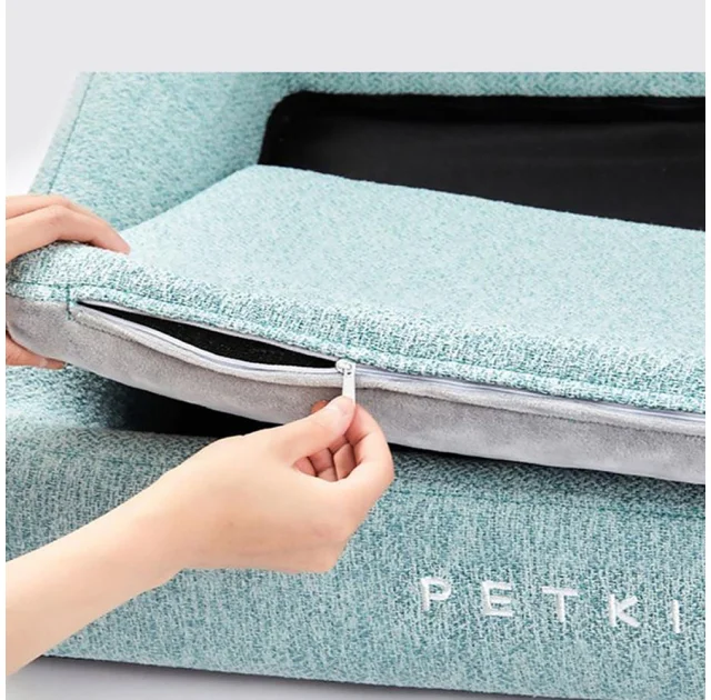 Лежанка Petkit Four Season Pet Bed New для собак, размер S, 51×39×10.5 см, голубая
