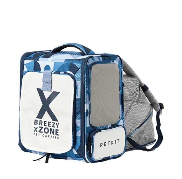 Рюкзак-переноска Petkit Breezy Zone Blue для собак і котів, 35×27×43 см, блакитний