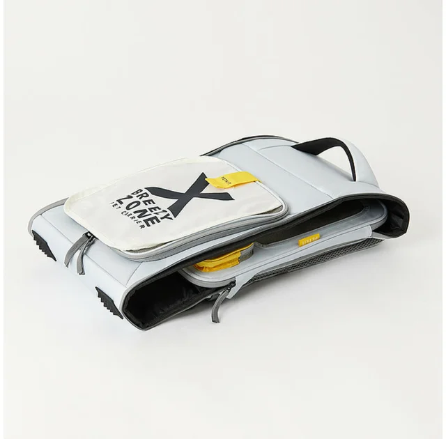 Рюкзак-переноска Petkit Breezy Zone Yellow/Grey для собак и кошек, 35×27×43 см, серый