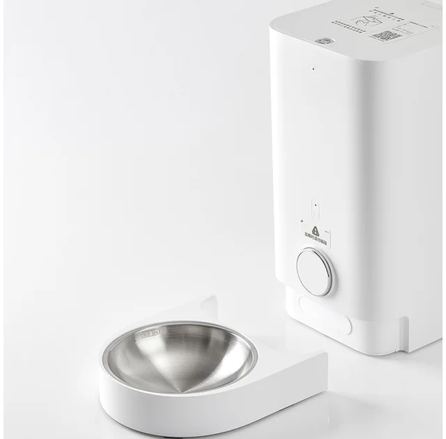 Смарт годівниця Petkit Smart Pet Feeder Mini Stainless Steel Bowl для собак і котів, 2.8 л, біла