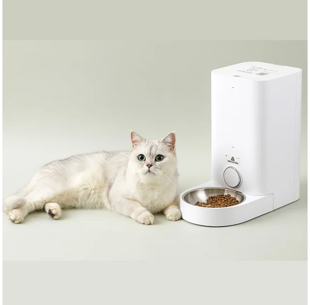 Смарт годівниця Petkit Smart Pet Feeder Mini Stainless Steel Bowl для собак і котів, 2.8 л, біла