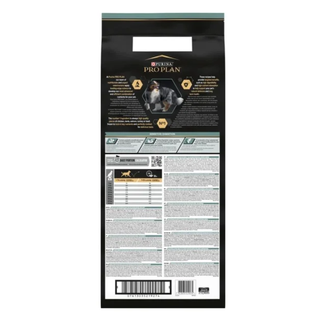 Сухий корм Purina Pro Plan Medium Adult SD для дорослих собак середніх порід з чутливим травленням, з ягням, 14 кг + 2.5 кг