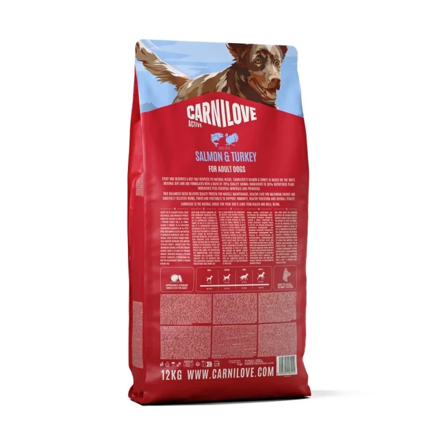 Сухий корм Carnilove Active Salmon & Turkey для собак, лосось та індичка, 12 кг