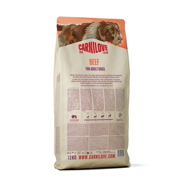 Сухий корм Carnilove True Fresh Beef для собак, яловичина, 12 кг