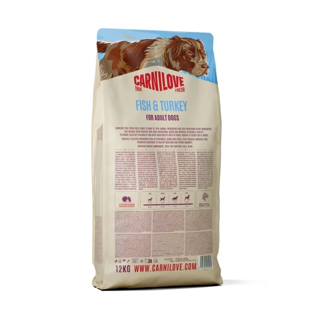 Сухий корм Carnilove True Fresh Fish & Turkey для собак, риба та індичка, 12 кг