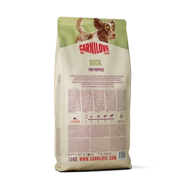Сухий корм Carnilove True Fresh Puppy для цуценят, качка, 12 кг