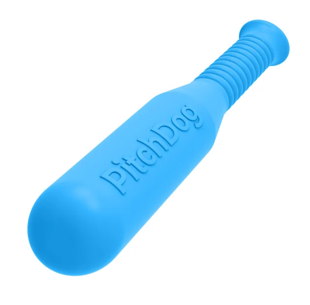 Игровая бита для апортировки PitchDog, голубая, 35×6 см
