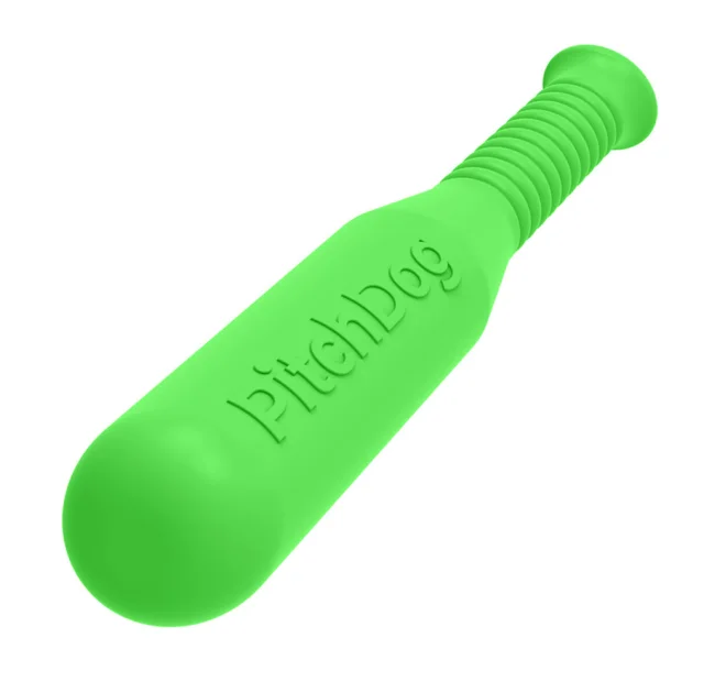 Игровая бита для апортировки PitchDog, салатовая, 35×6 см.